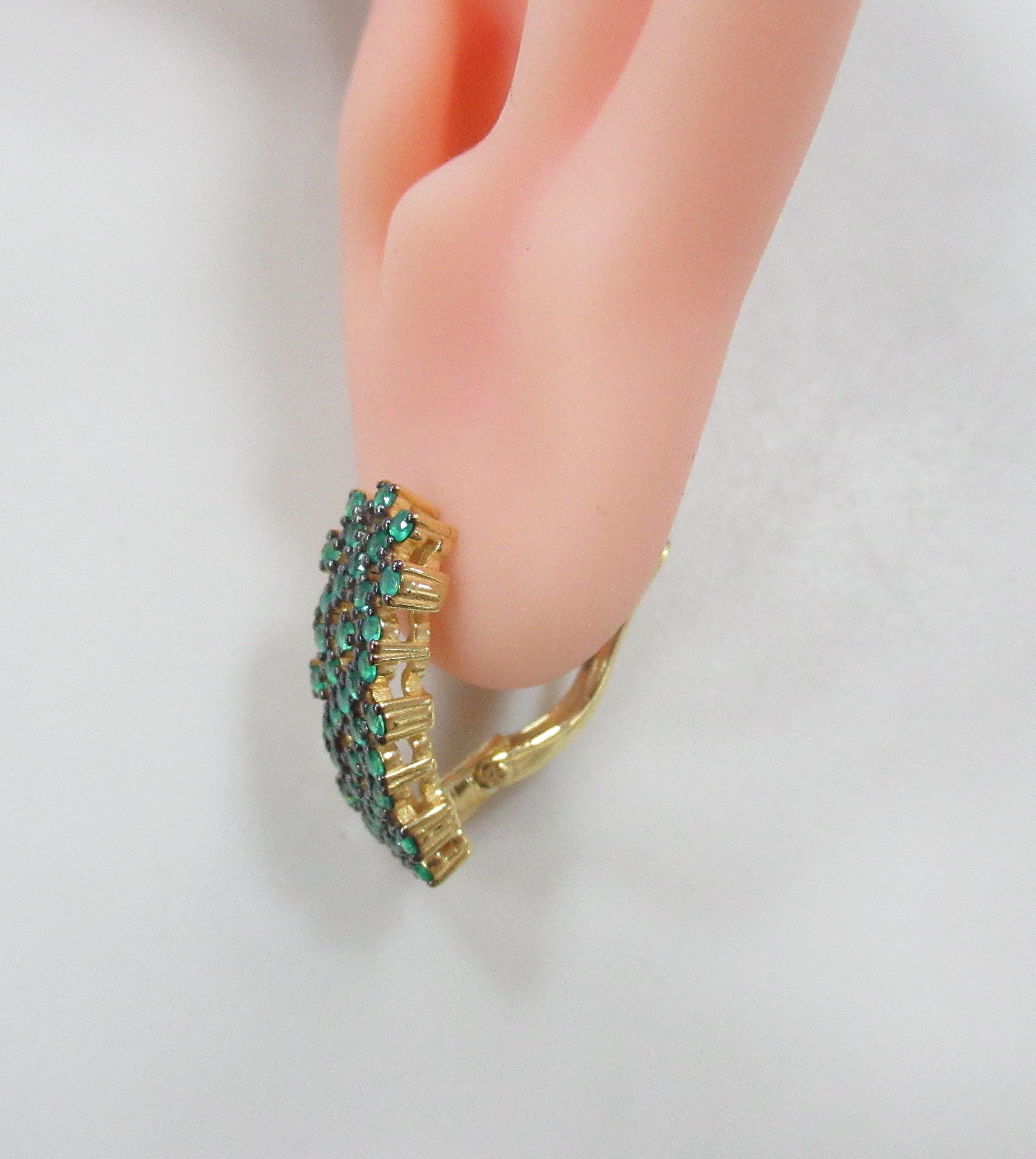 Серебряные серьги с агатами